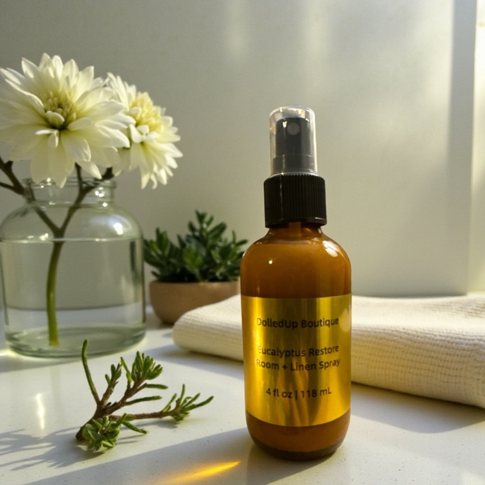 4oz Eucalyptus Restore Room & Linen Spray | Luxury Spa Home Fragrance - Picture 3 of 3